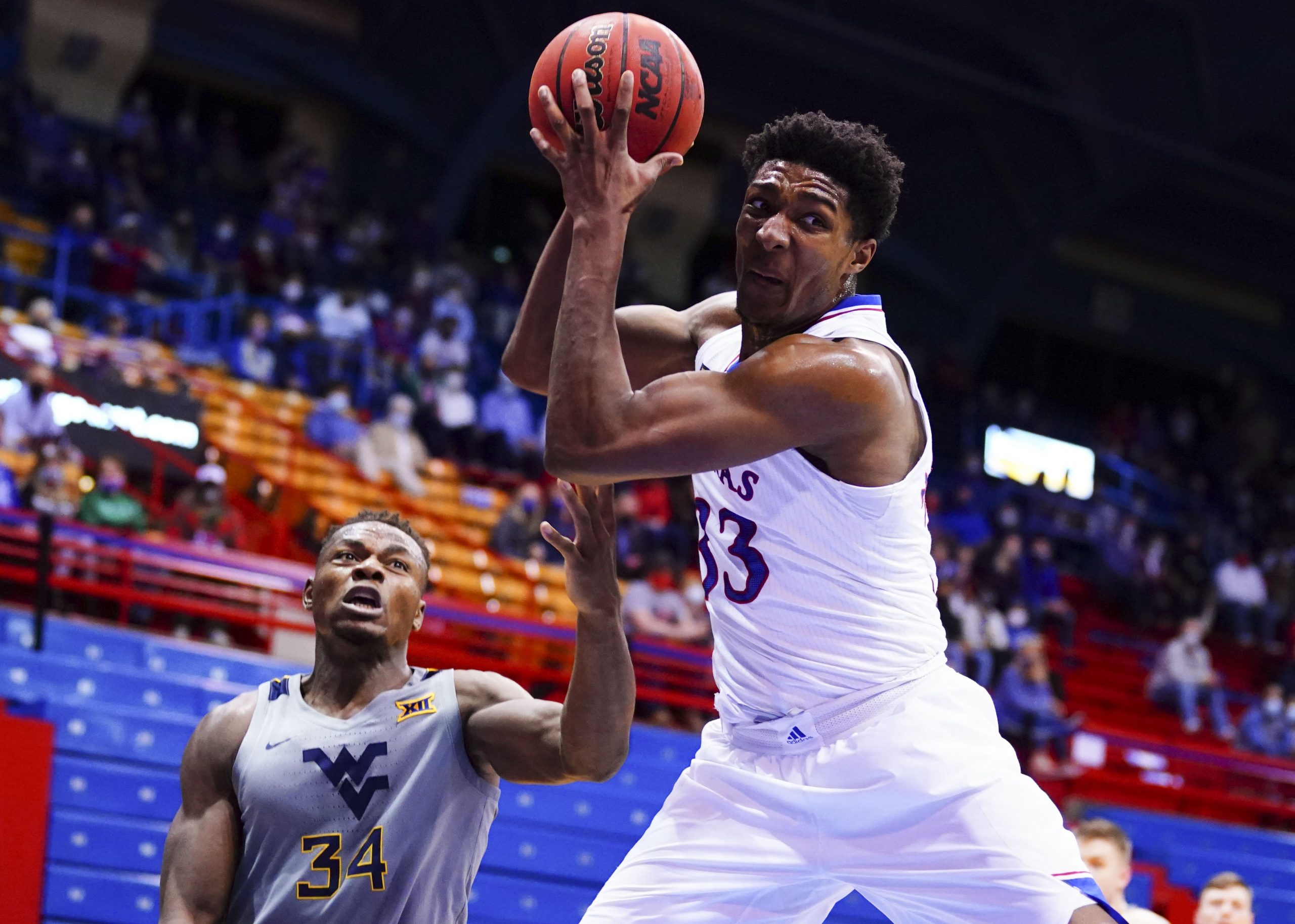 Doubledouble vs. West Virginia illustrated KU forward David McCormack